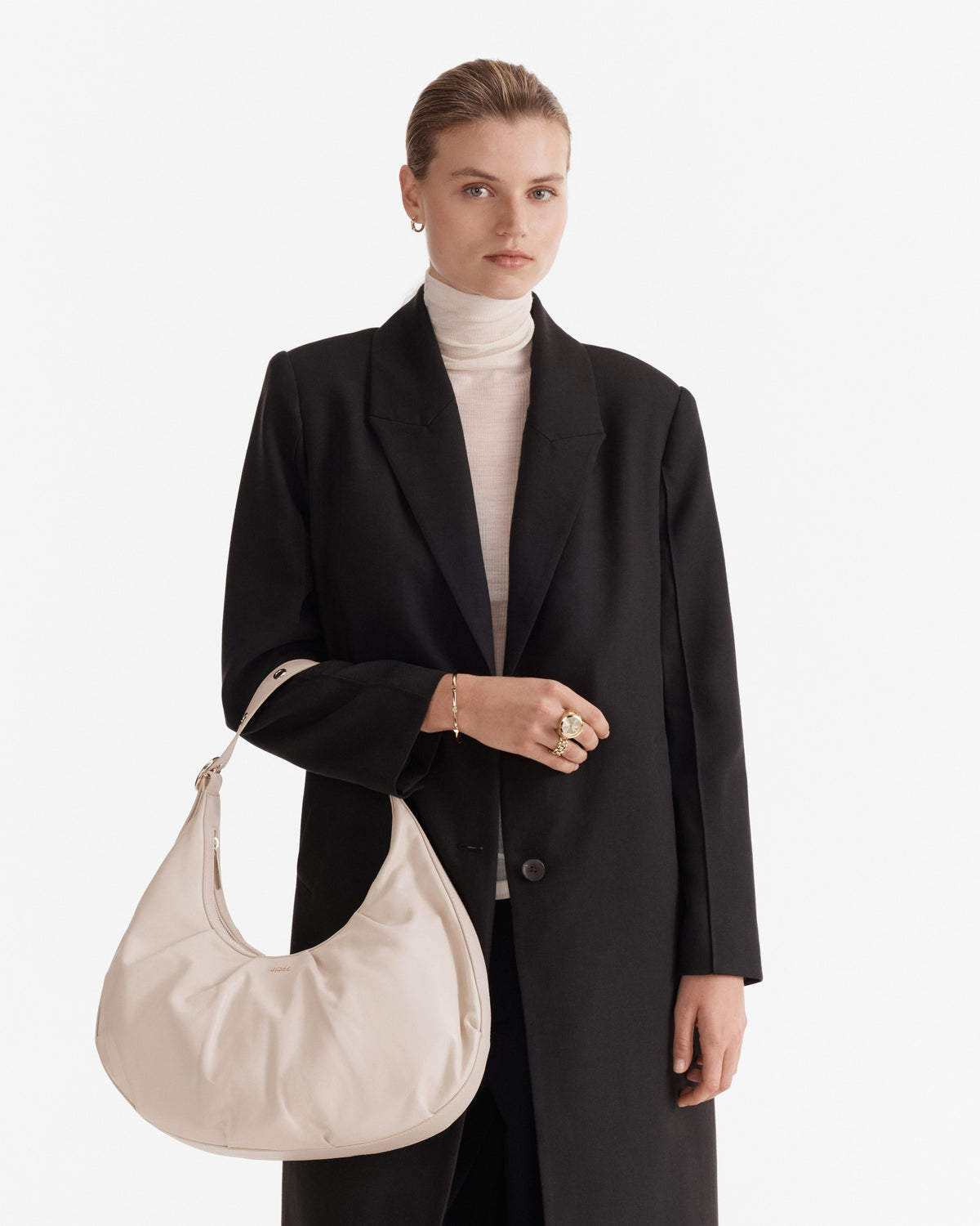 Arc Hobo Bag - Linen