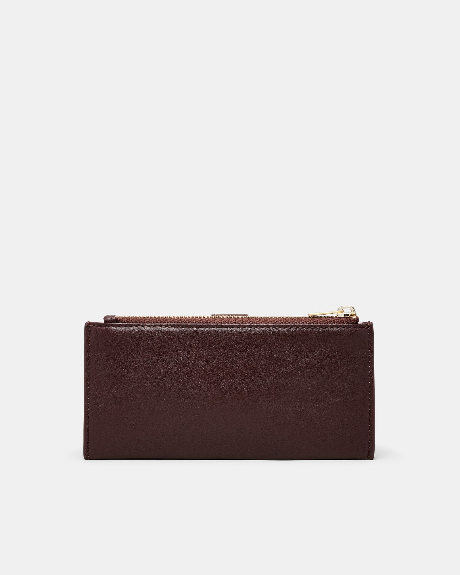 Arc Large Wallet - Mahogany