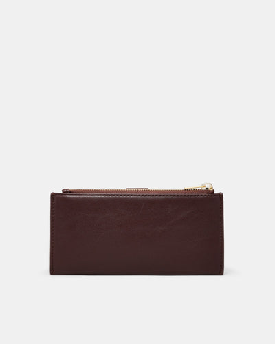 Arc Large Wallet - Mahogany