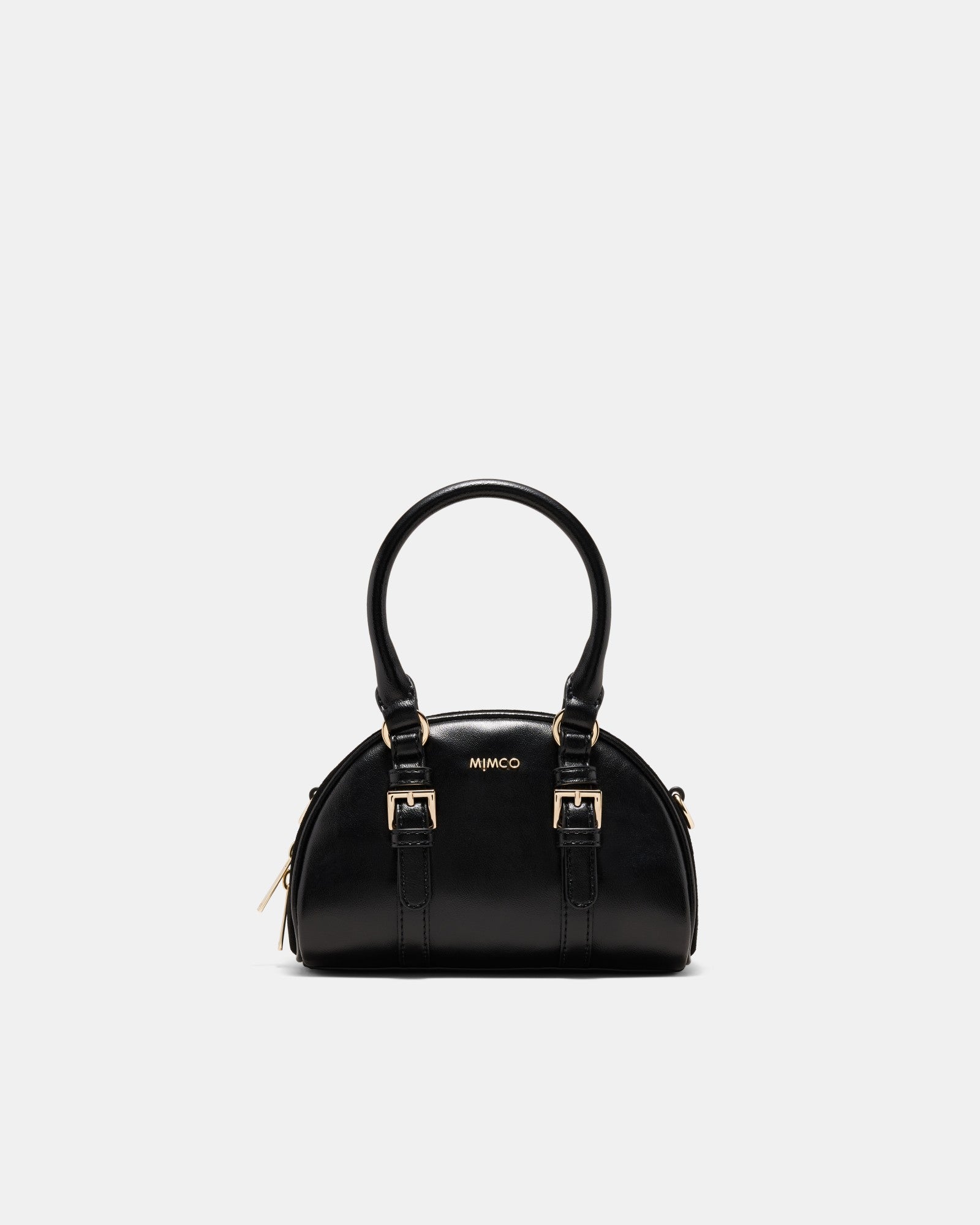 Robin Mini Bowler Crossbody Bag - Black