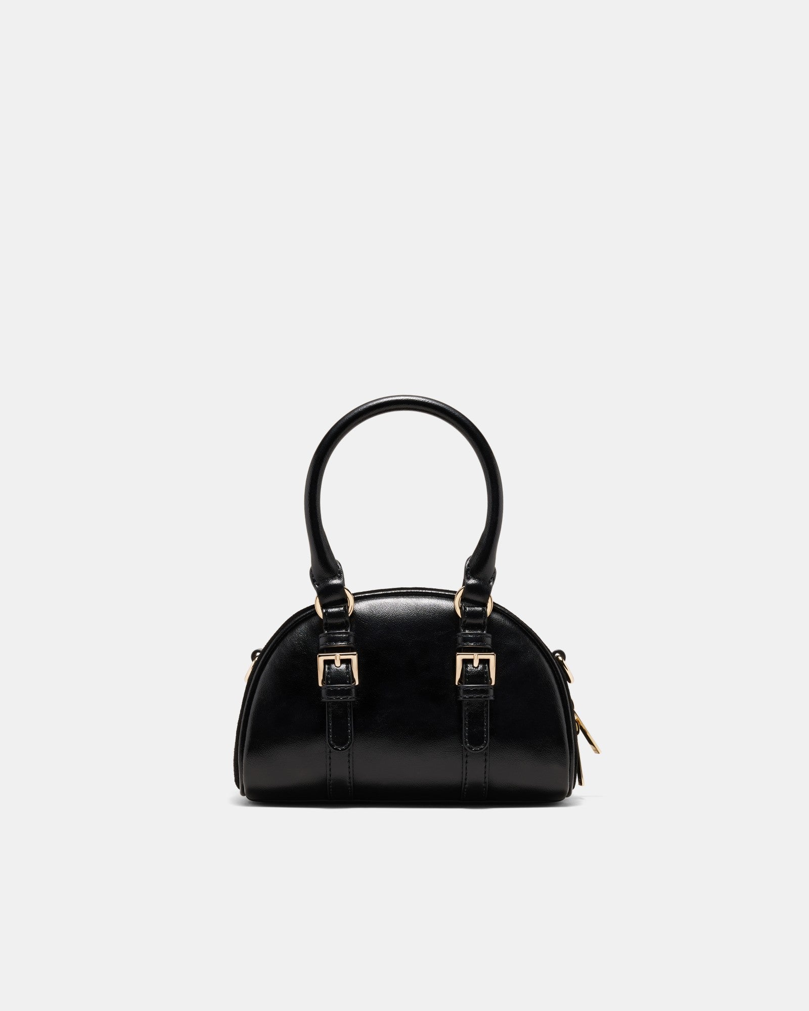 Robin Mini Bowler Crossbody Bag - Black