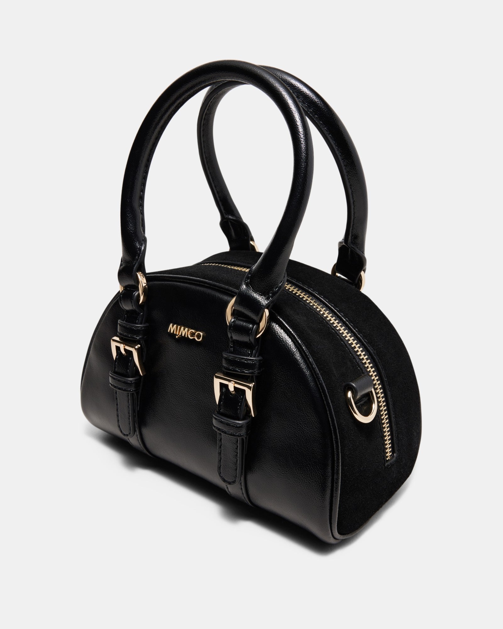 Robin Mini Bowler Crossbody Bag - Black