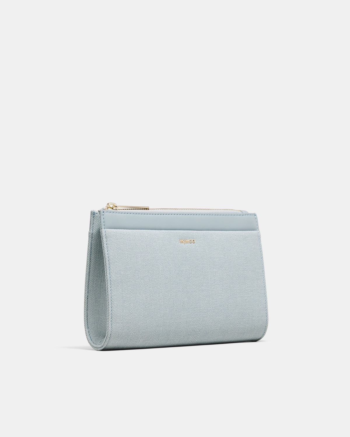 Yvette Gusset Pouch - Dusty Blue