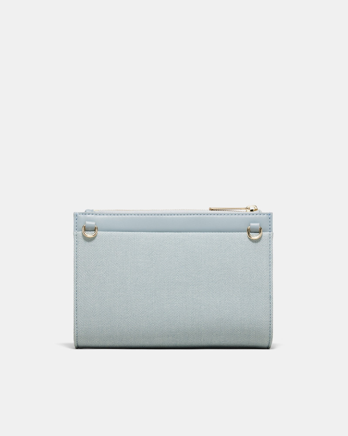 Yvette Gusset Pouch - Dusty Blue