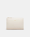 Yvette Gusset Pouch - Eggshell