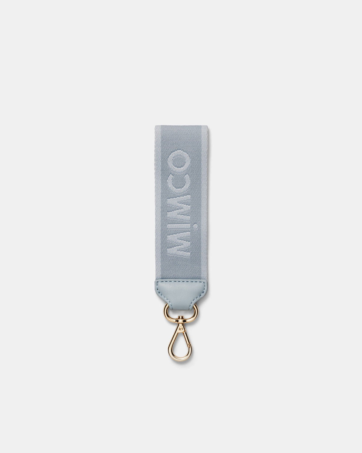 Stripe Webbing Wrist Strap - Dusty Blue