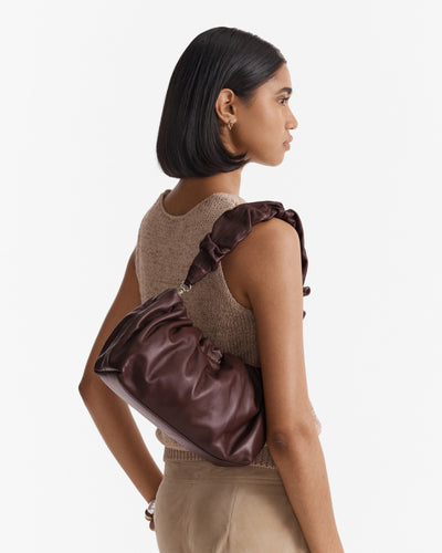 Alina Shoulder Bag - Mahogany