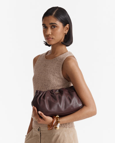 Alina Shoulder Bag - Mahogany