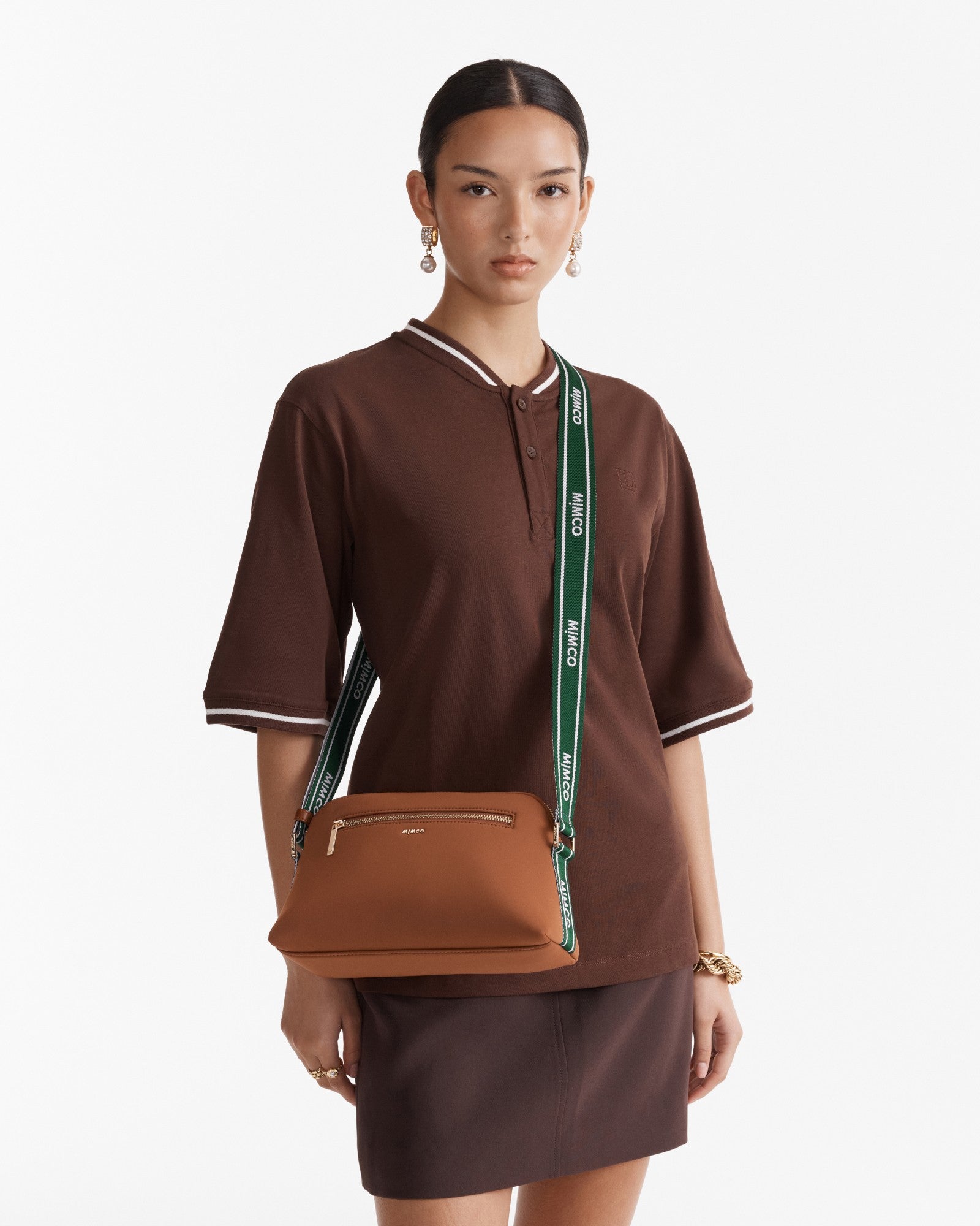 Squad Crossbody Bag - Walnut