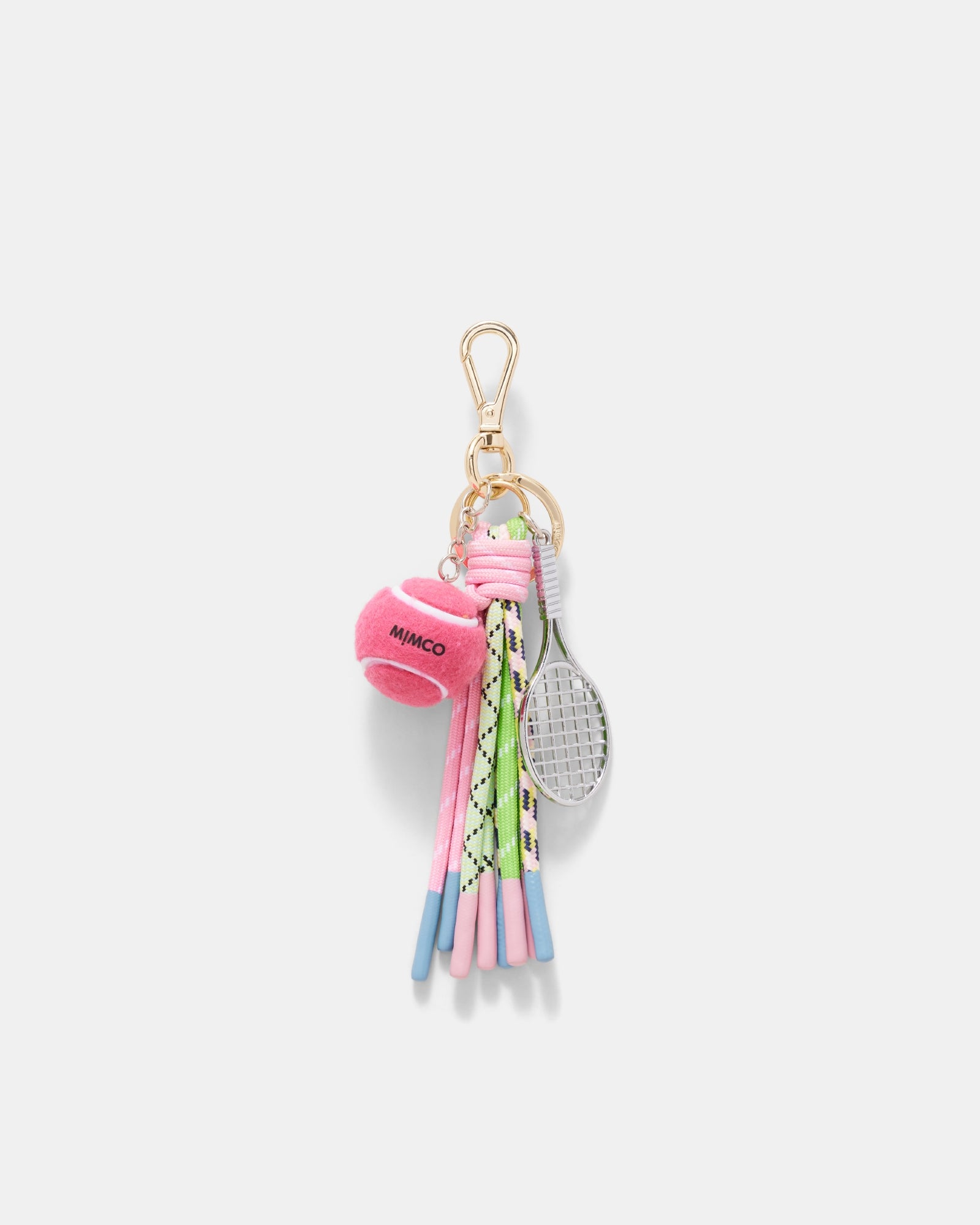Racquet Bag Charm - Pink Multi