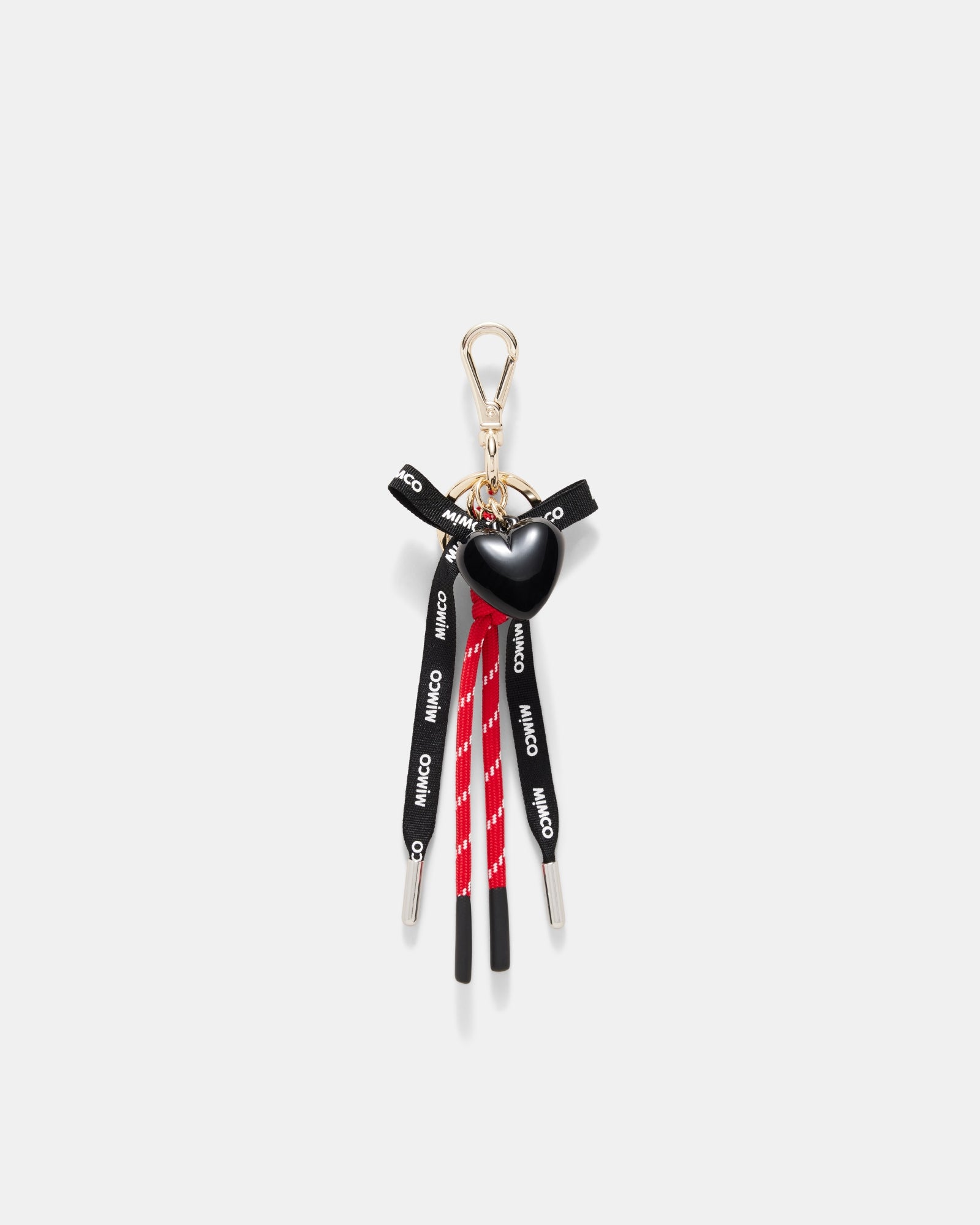 Ribbon Bag Charm - Black Multi