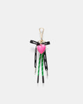 Ribbon Bag Charm - Pink Multi