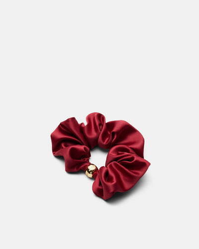 Ball Scrunchie - Claret