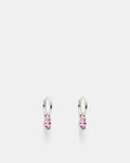 Candy Hoop Earrings - Soft Pink