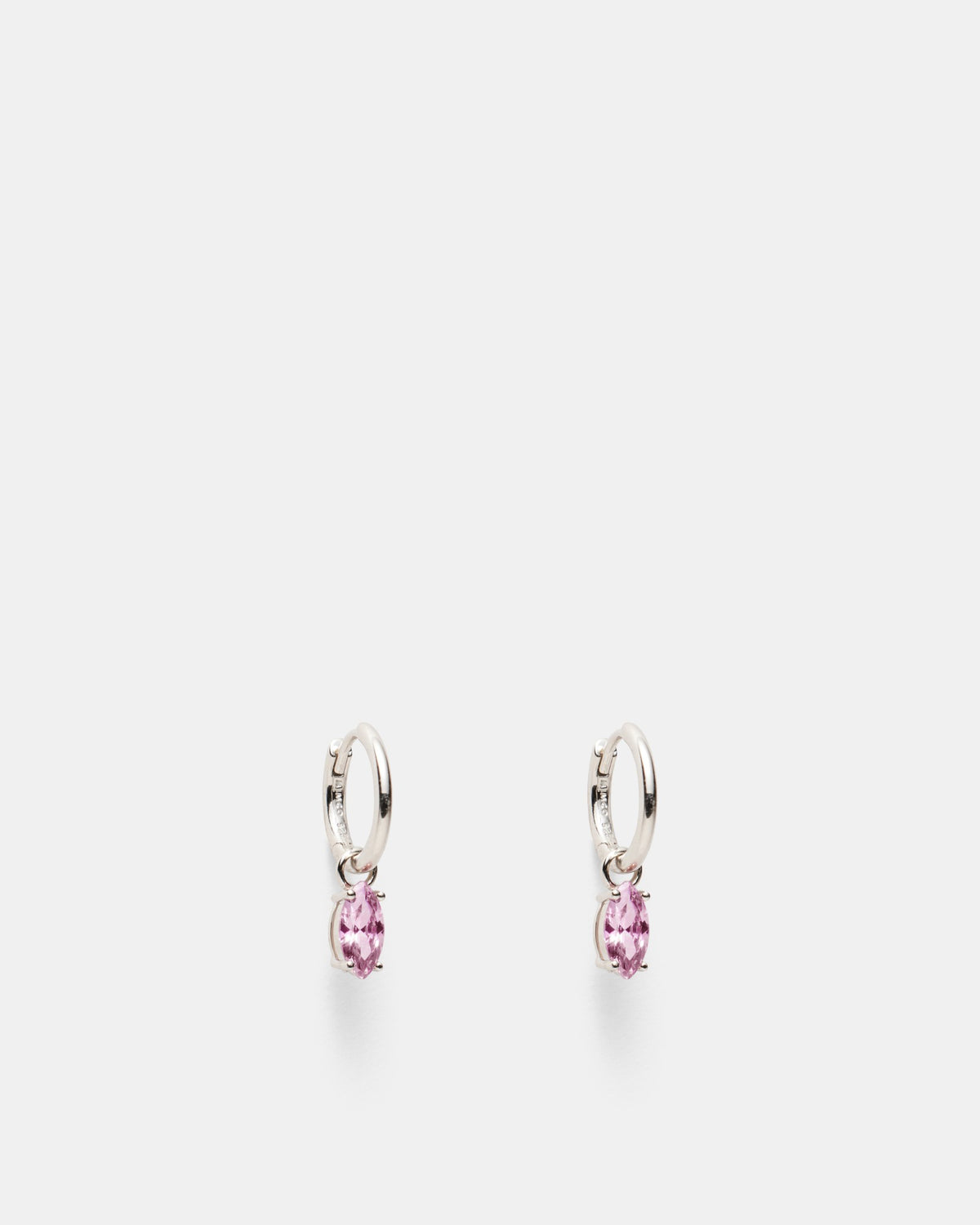 Candy Hoop Earrings - Soft Pink