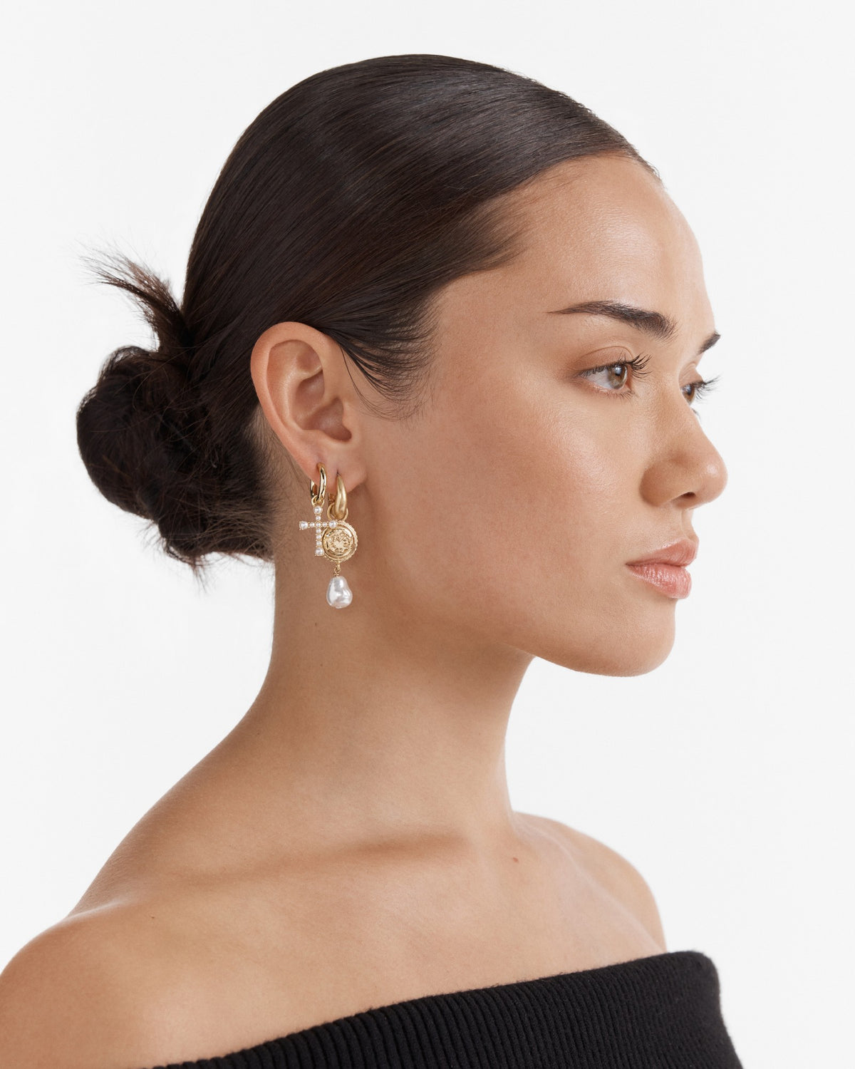 At The Ball Drop Earrings - Gold