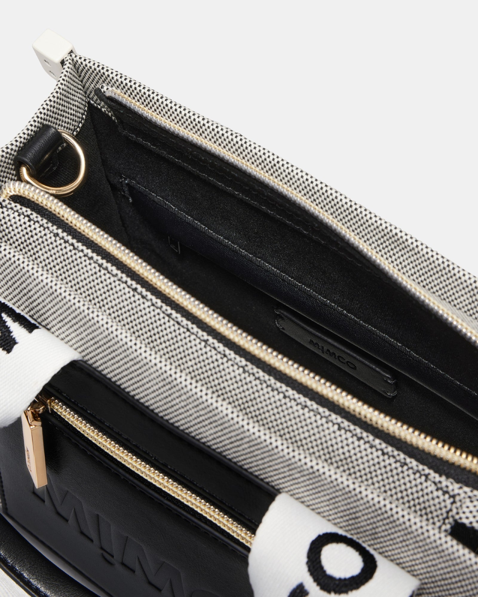 Patch Mini Tote Bag - Black White