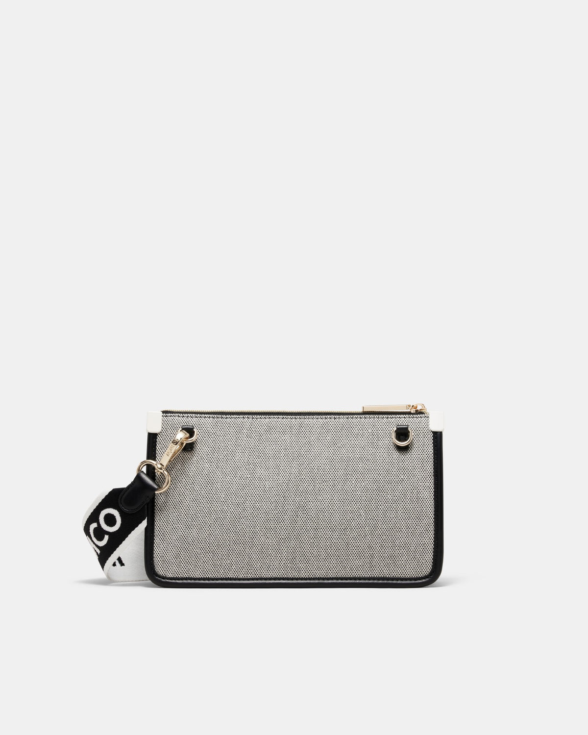 Patch Crossbody Bag - Black White