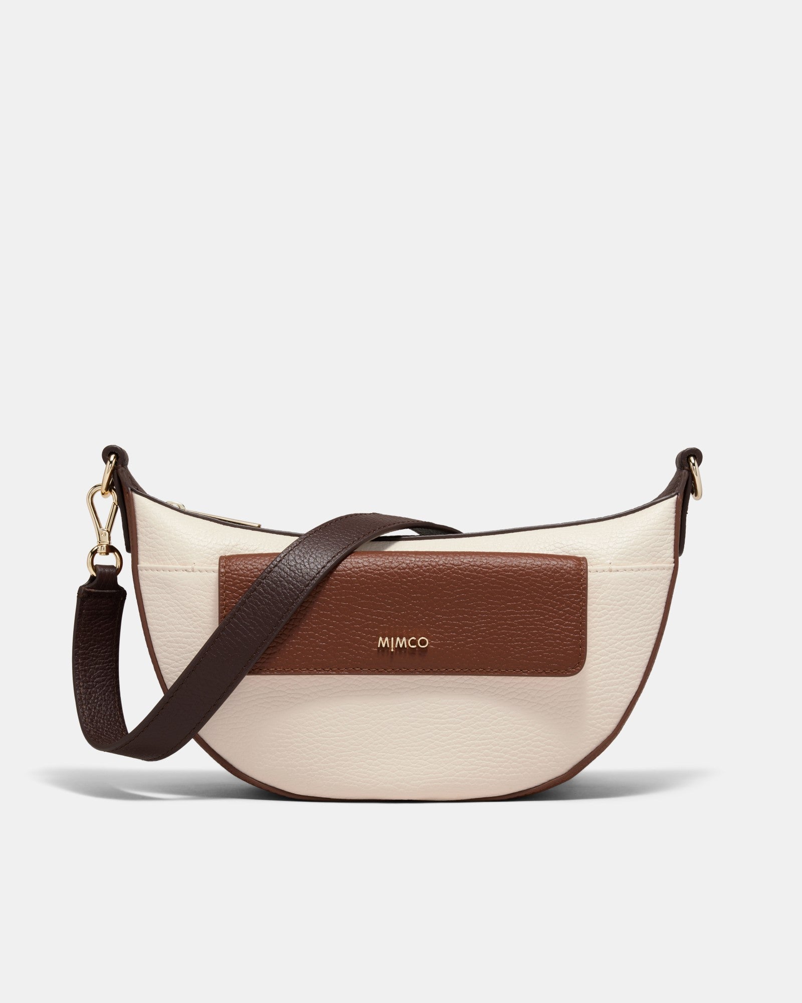 Preston Crescent Crossbody Bag - Multi Natural