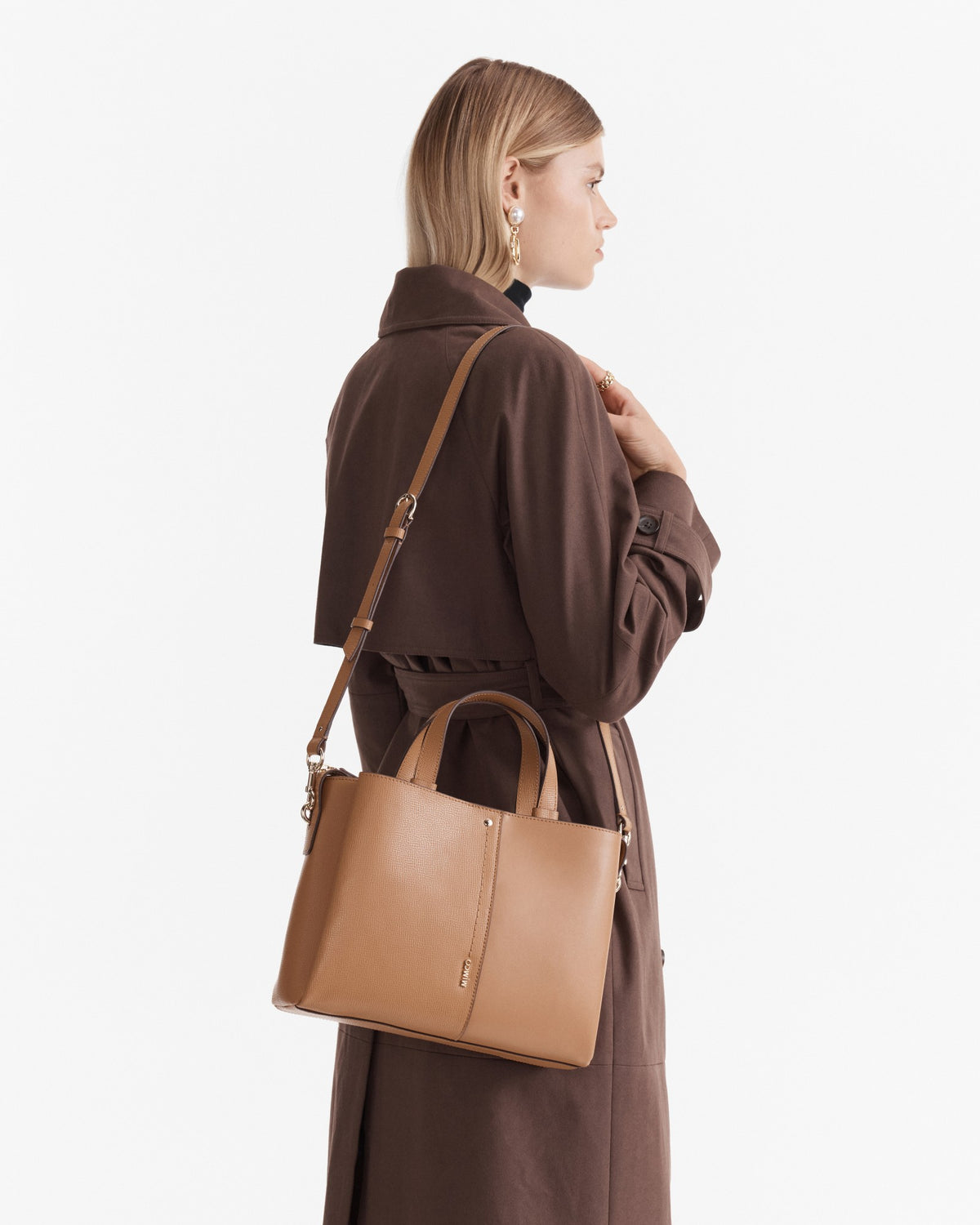 Metro Mini Tote Bag - Caramel
