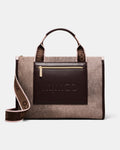 Patch Tote Bag - Bitter Chocolate