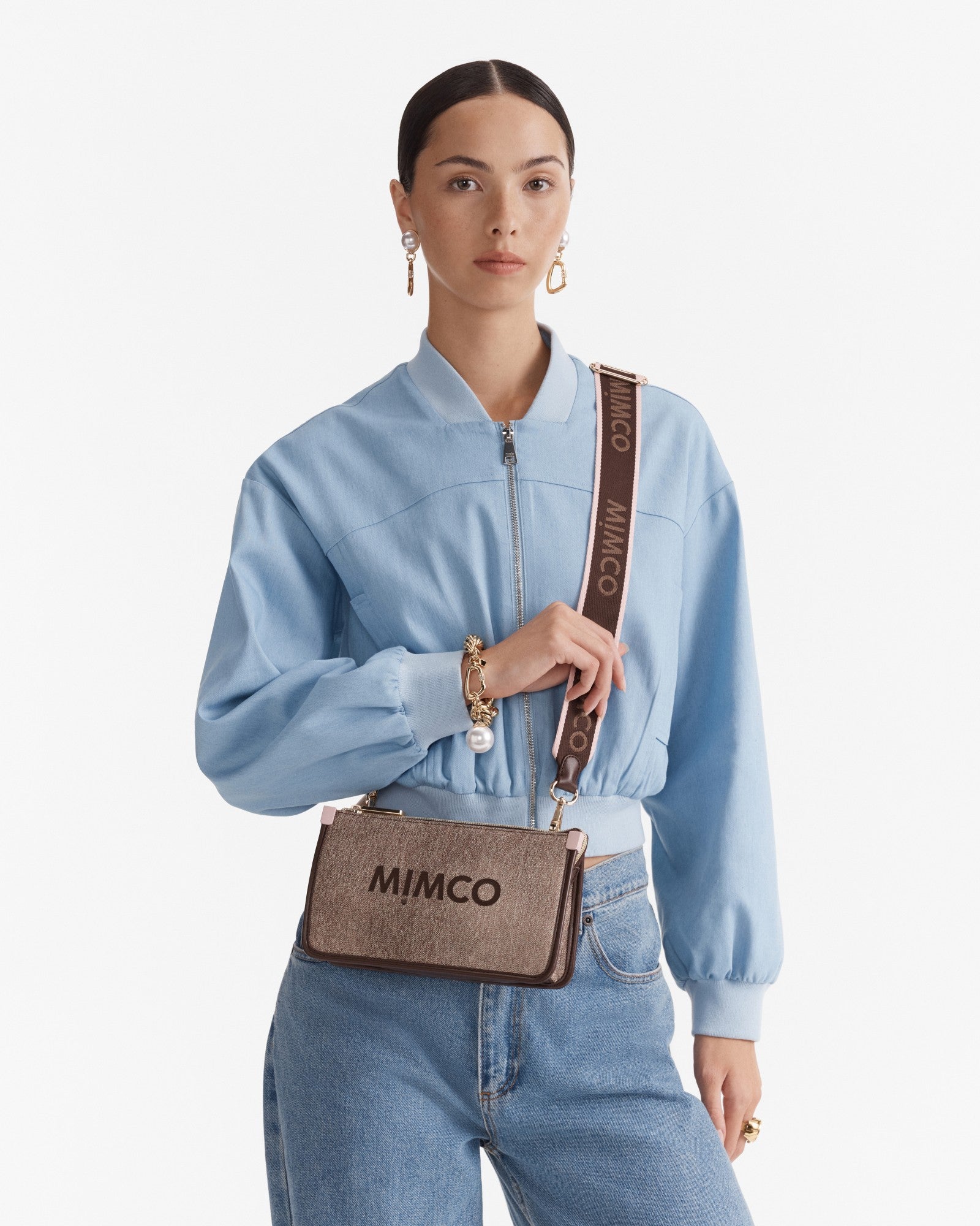 Patch Crossbody Bag - Bitter Chocolate