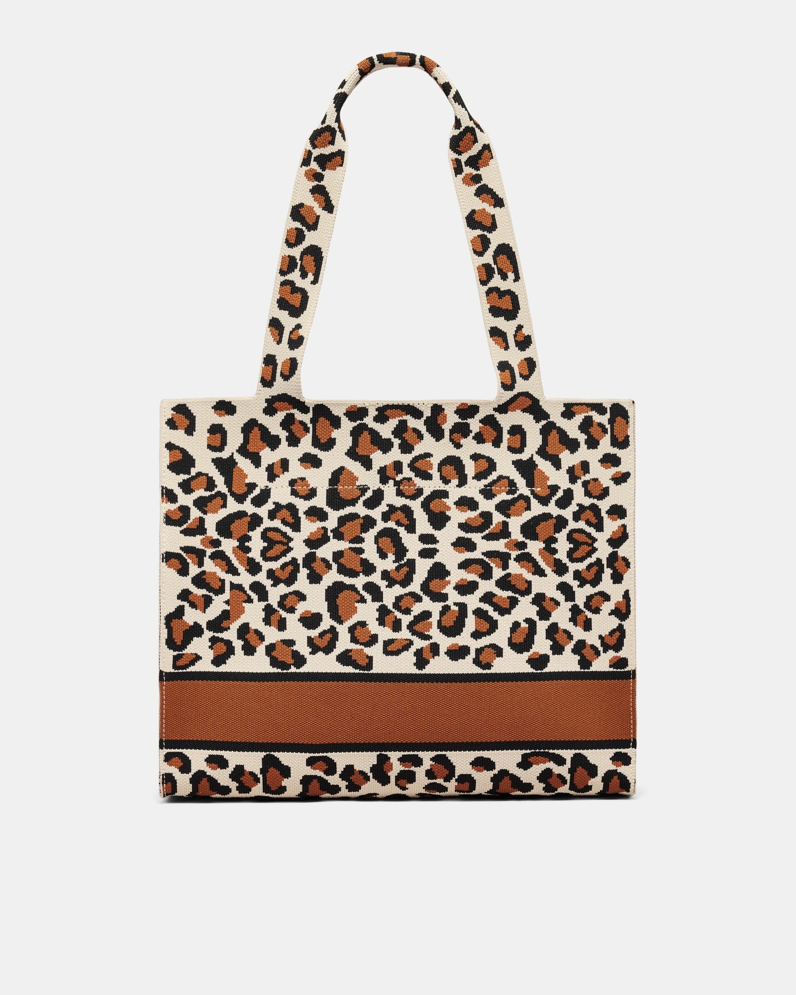 Blondie Boxy Tote Bag - Leopard