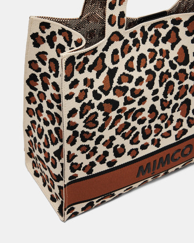 Blondie Boxy Tote Bag - Leopard