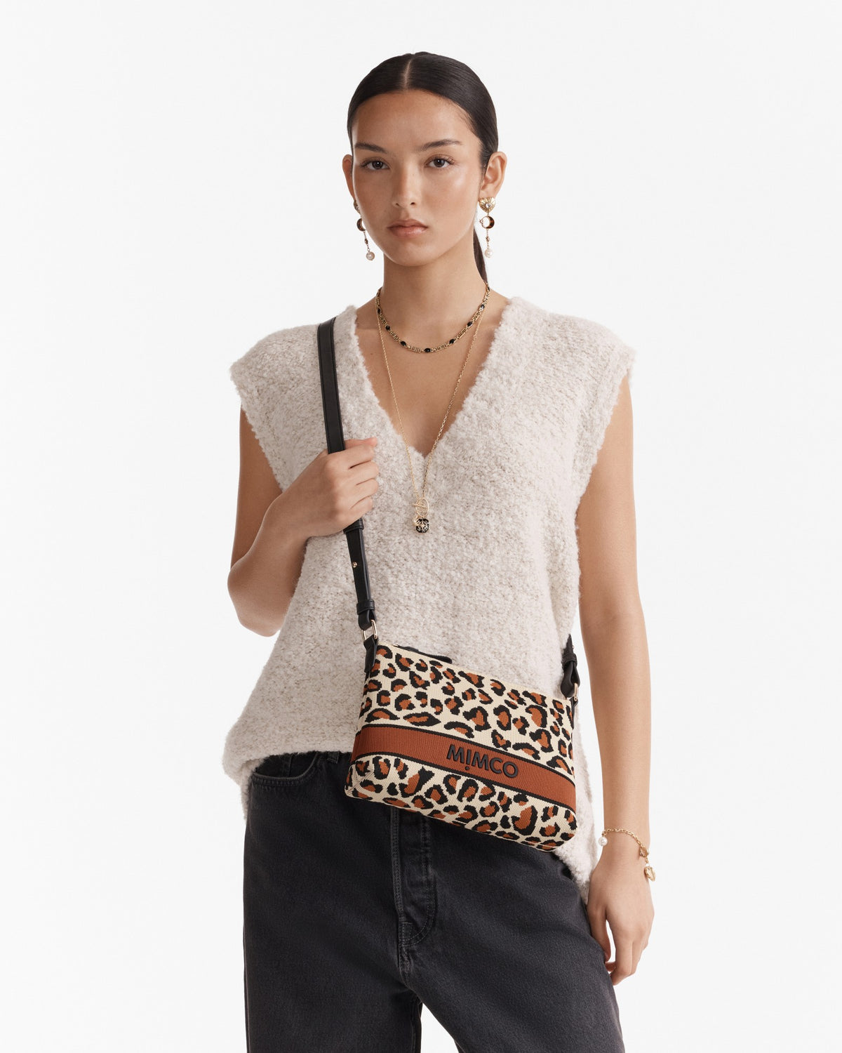 Blondie Crossbody Bag - Leopard