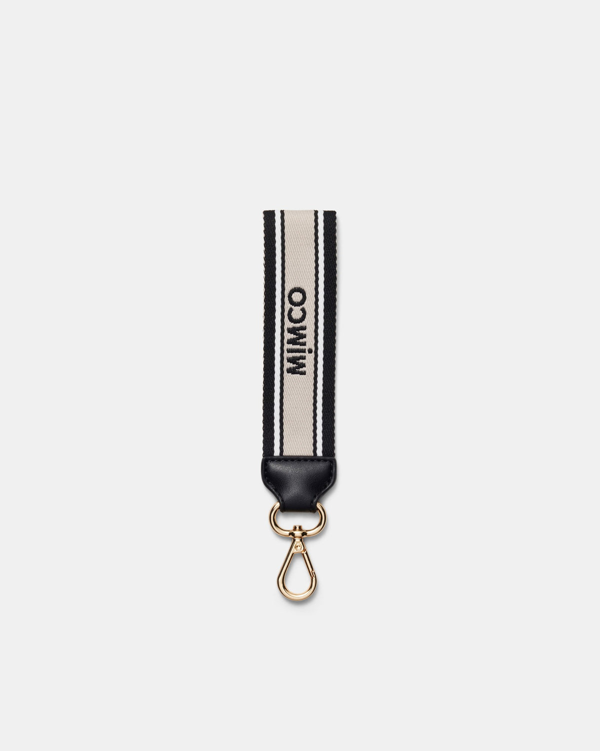 Multi Stripe Webbing Wrist Strap - Black Stripe