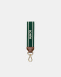 Multi Stripe Webbing Wrist Strap - Hunter Green