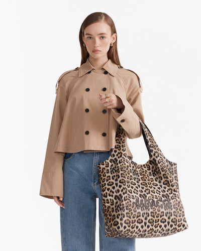Brittany Tote Bag - Leopard
