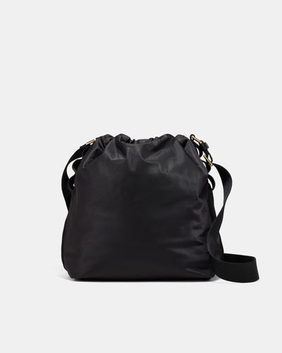 Cady Bucket Crossbody Bag - Black Light Gold