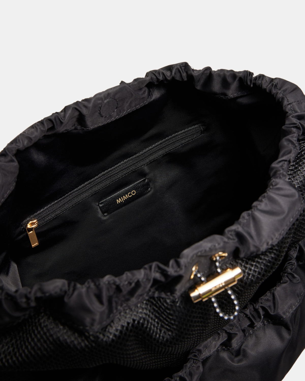 Cady Bucket Crossbody Bag - Black Light Gold