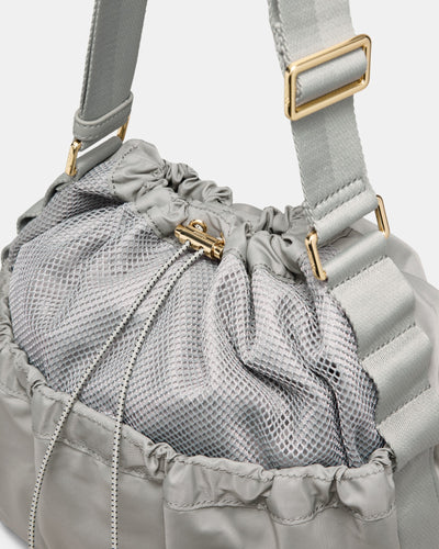 Cady Bucket Crossbody Bag - Grey Sky