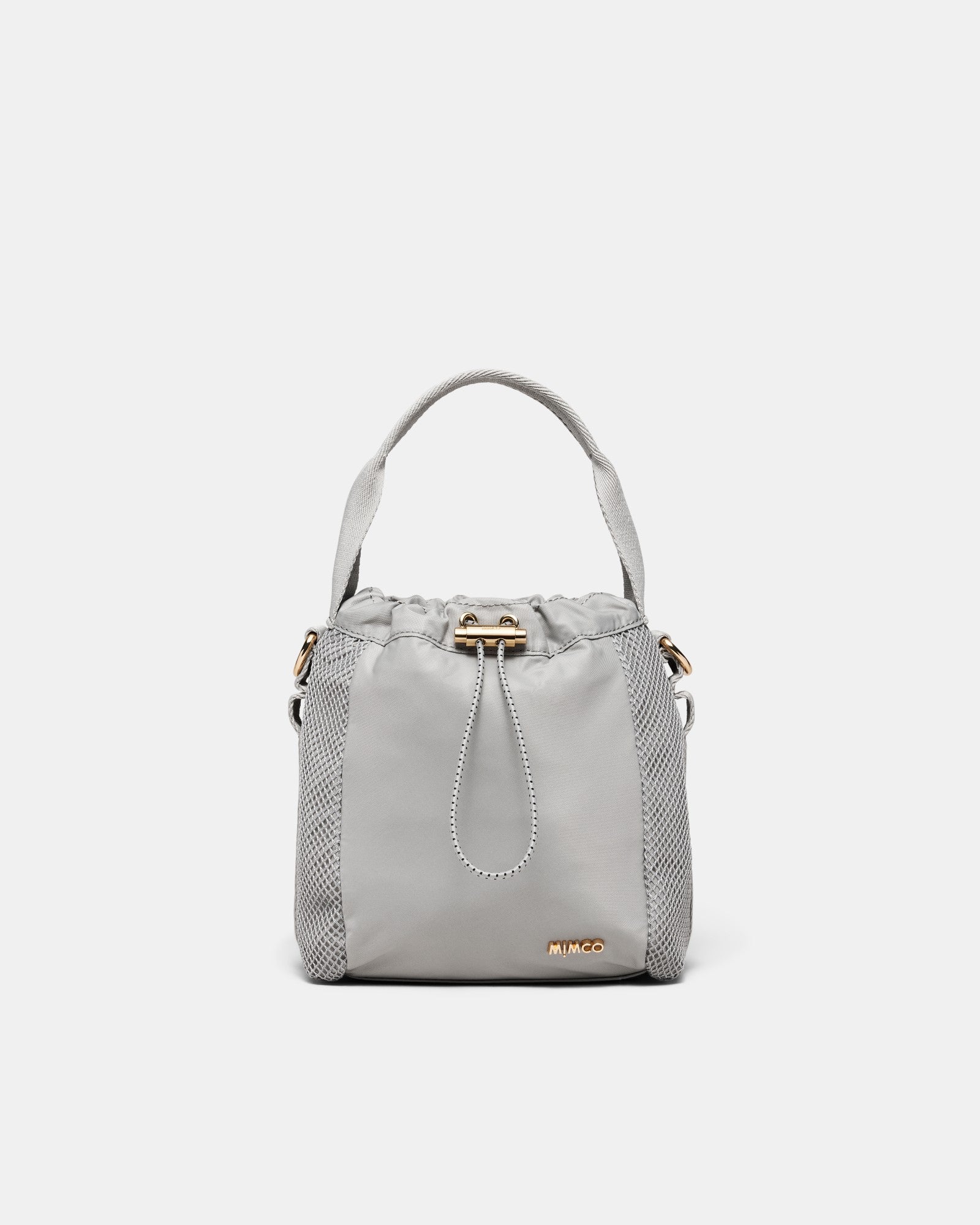 Cady Mini Bucket Crossbody Bag - Grey Sky