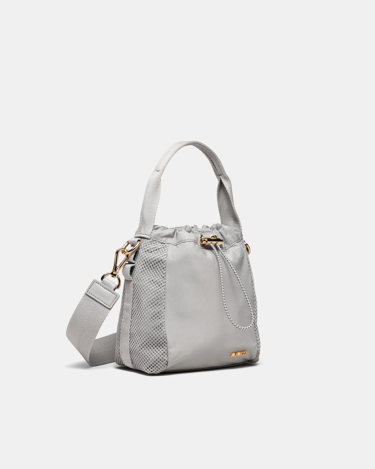 Cady Mini Bucket Crossbody Bag - Grey Sky