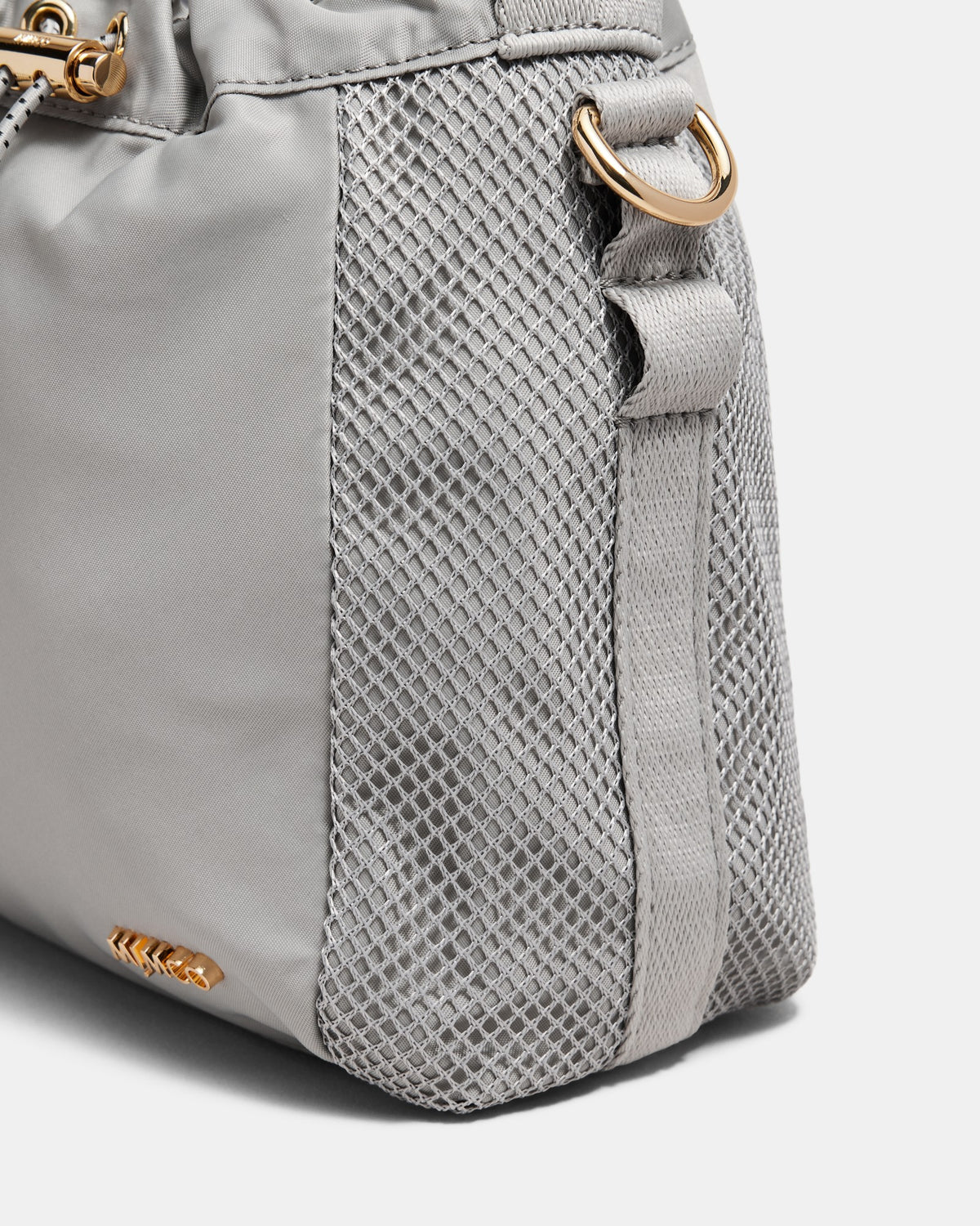 Cady Mini Bucket Crossbody Bag - Grey Sky