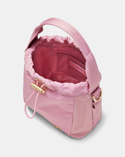 Cady Mini Bucket Crossbody Bag - Pink Dust