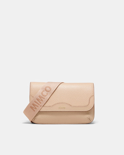 Jett Flapover Crossbody Bag - Almond