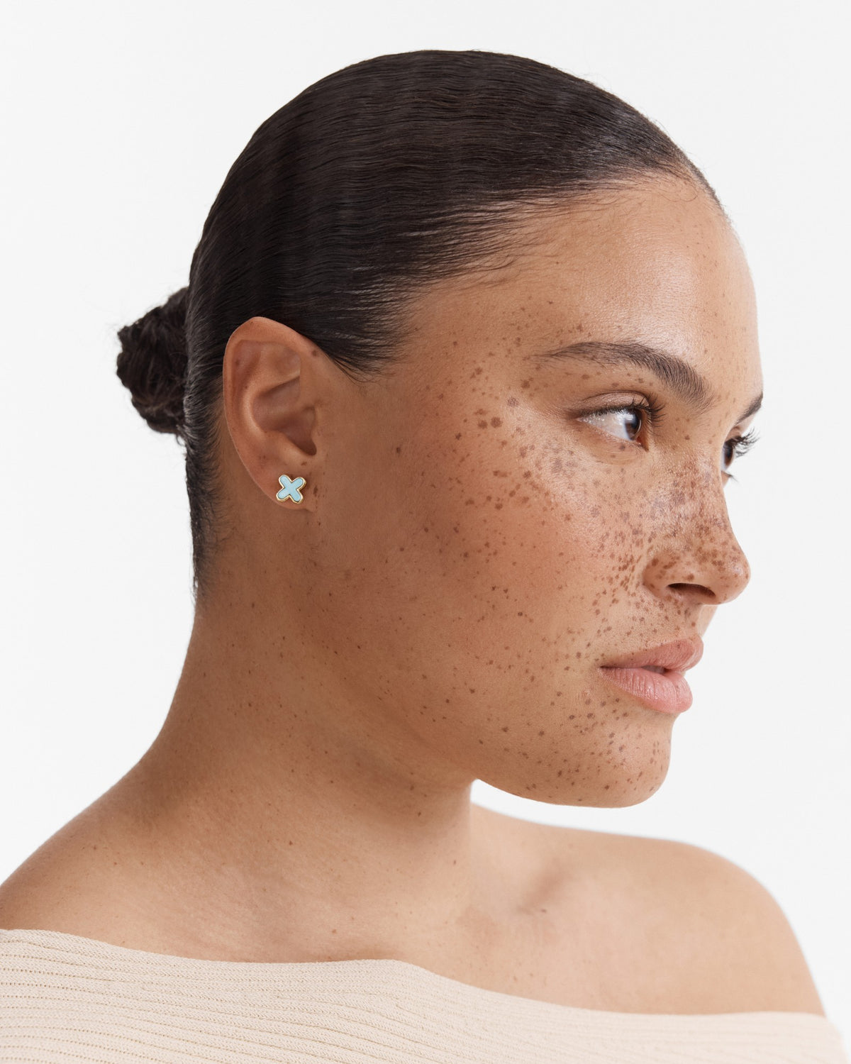 Dreamy Stud Earrings - Blue Haze