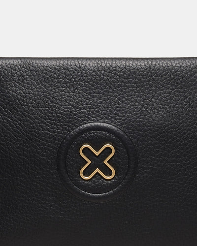 Bay Strap Crossbody Bag - Black Light Gold