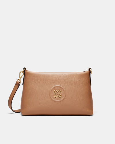 Bay Strap Crossbody Bag - Caramel