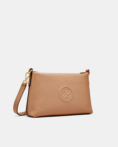 Bay Strap Crossbody Bag - Caramel