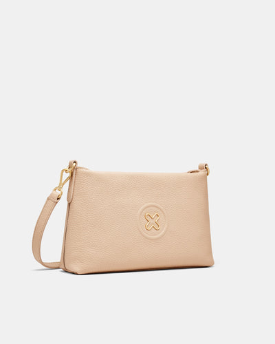 Bay Strap Crossbody Bag - Almond