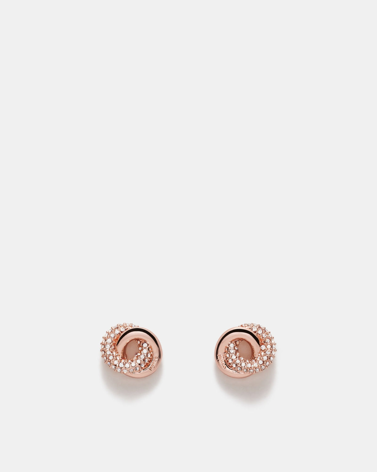 Resonance Stud Earrings - Rose Gold
