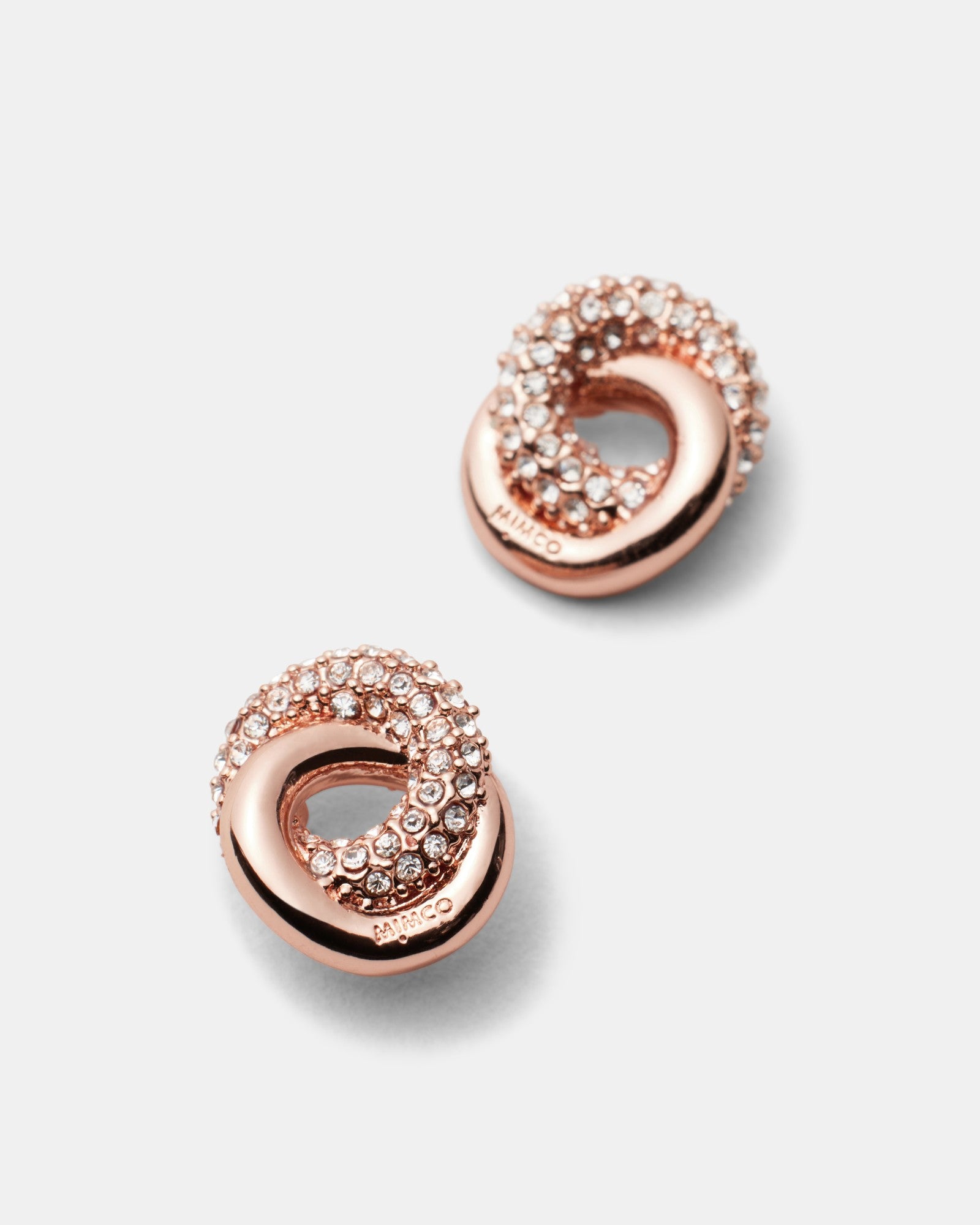 Resonance Stud Earrings - Rose Gold