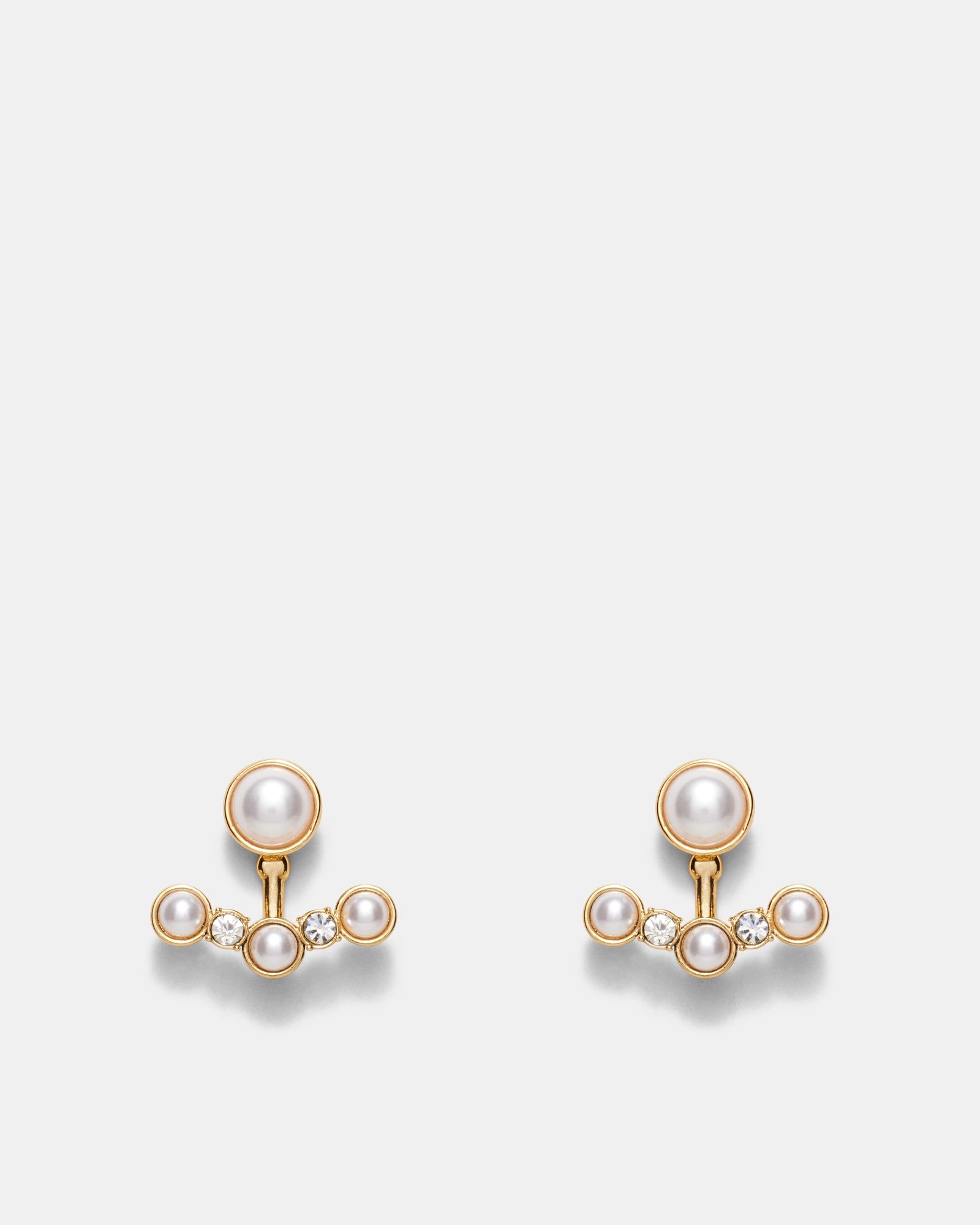 Pearly Girl Earring Jackets - Pearl