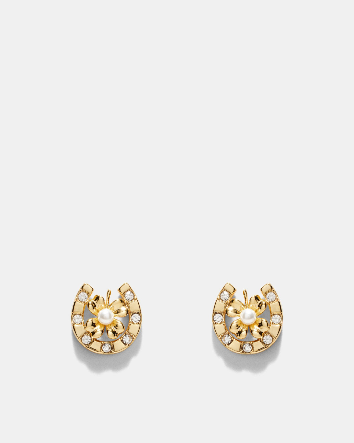 Ye-Haw Stud Earrings - Gold