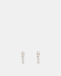 Anthos Charm Hoop Earrings - Silver